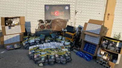 Kaçak tütün operasyonunda 1 gözaltı!