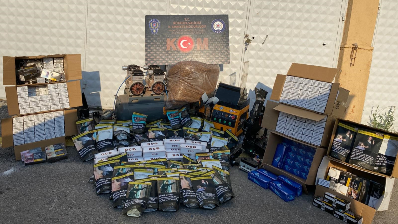 Kaçak tütün operasyonunda 1 gözaltı!