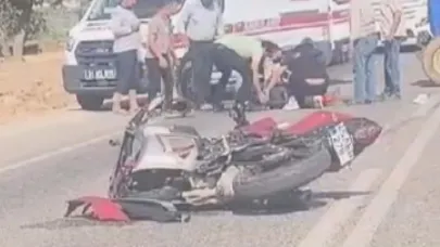 Korkutan motosiklet kazası: 2 ölü 1 yaralı