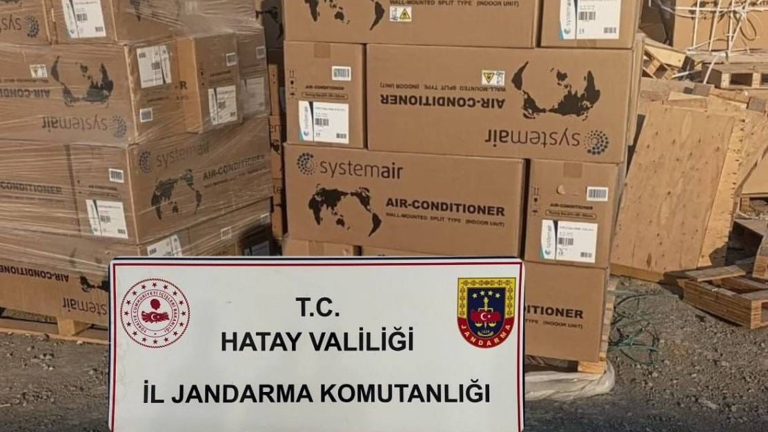 İnşaaattan 30 adet klima çalan 3 kişi tutuklandı