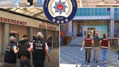 Balıkesir'de FETÖ operasyonunda 6 şüpheli yakalandı