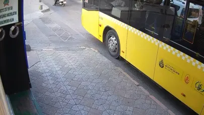 Seyir halindeki vincin lastikleri patladı: 2 yaralı