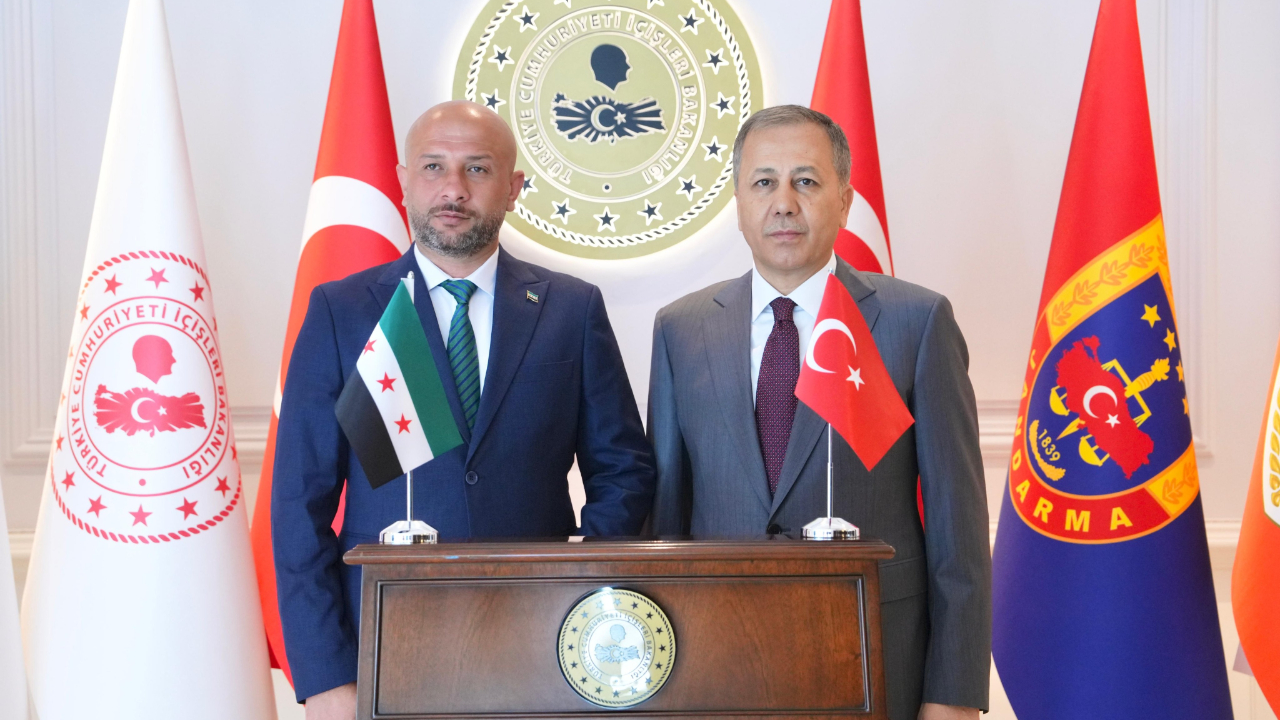 Bakan Yerlikaya Suriyeli mevkidaşı ile görüştü
