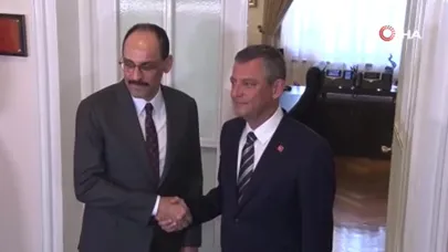 Özgür Özel, MİT Başkanı Kalın ile TBMM'de Görüştü
