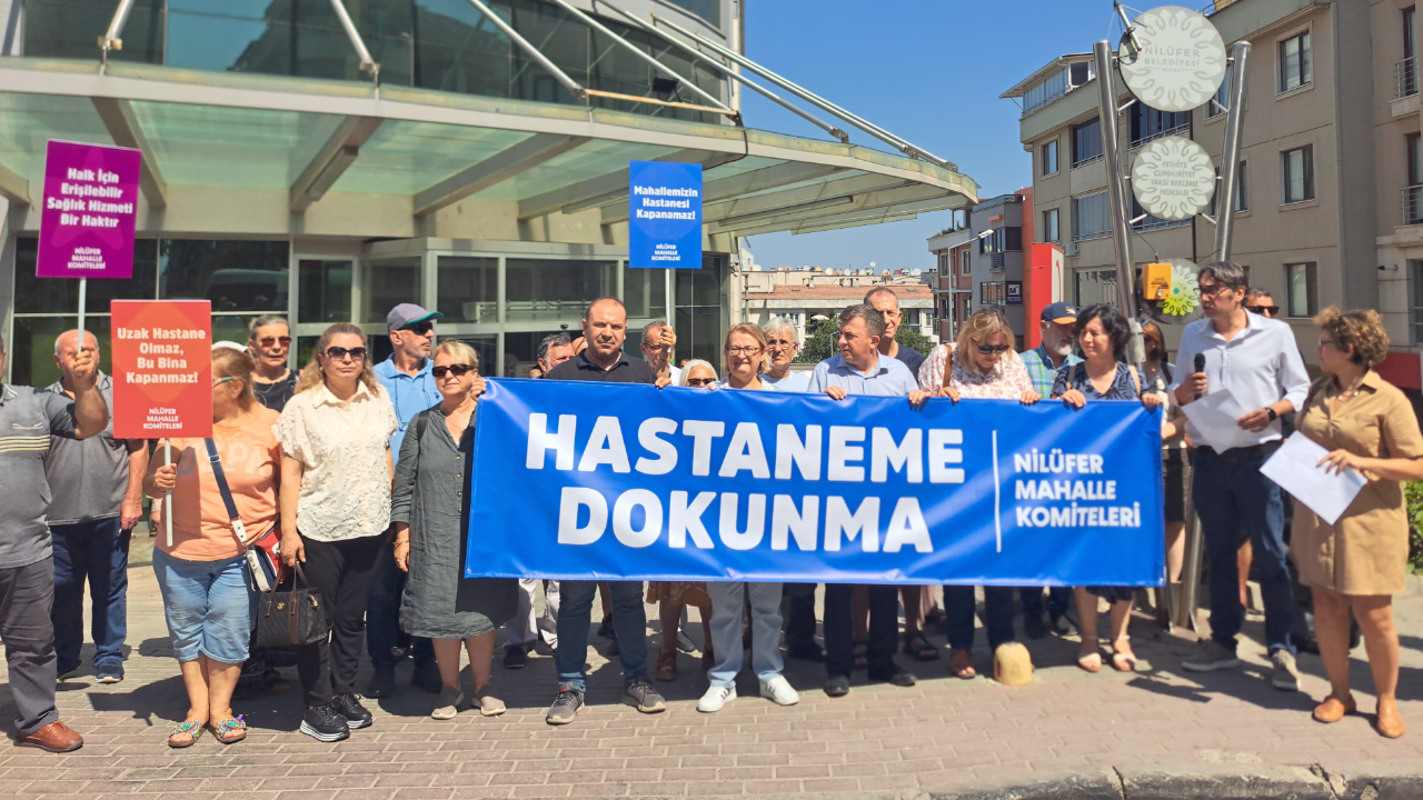 Nilüfer'de hastane ek hizmet binası için ortak tepki
