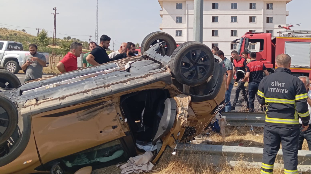 Siirt'te trafik kazası: 3 yaralı