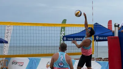 Trabzon'da Uluslararası Plaj Voleybolu heyecanı başladı
