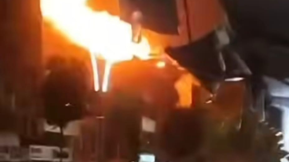 Mangal ateşi tüp patlamasına neden oldu