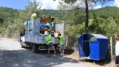 Festivalde 4 günde 7 ton atık toplandı