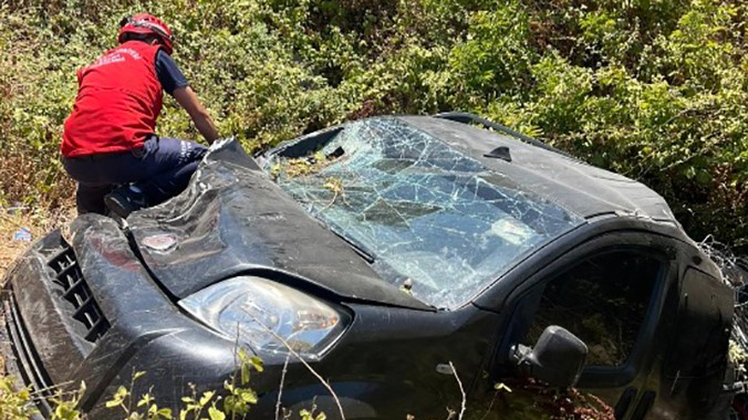 Balıkesir'de feci kaza: 1 ölü, 2 yaralı