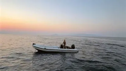 Yunanistan’ın geri ittiği düzensiz göçmen Muğla'da kurtarıldı