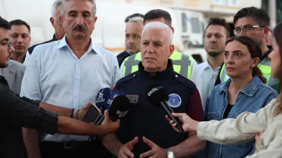 Başkan Mustafa Bozbey’den yangın bölgesine ziyaret