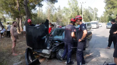 Antalya'da piknik dönüşü feci kaza: 3 yaralı