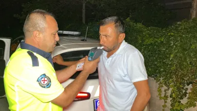 Aksaray'da alkollü sürücüye 11 bin lira ceza kesildi