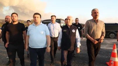 Başkan Bozbey: “Yangının 6 farklı bölgede bir anda başlamış olması düşündürücü”