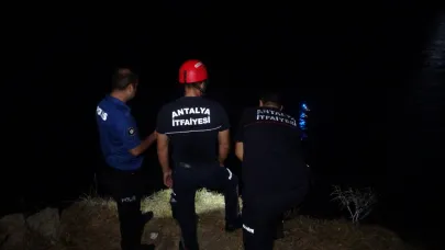 Antalya'da "Şelaleden denize birisi düştü" ihbarı!