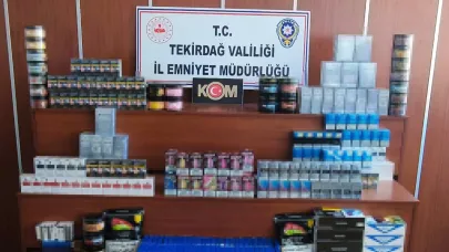 Tekirdağ'da kaçakçılara operasyon