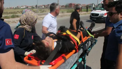 Polise çarpan ehliyetsiz sürücü tutuklandı