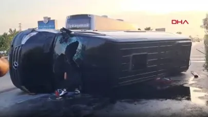 Minibüsün çarptığı sürücü hayatını kaybetti