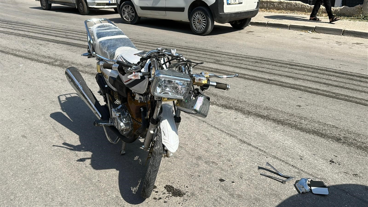Karaman'da trafik kazası: 1 yaralı