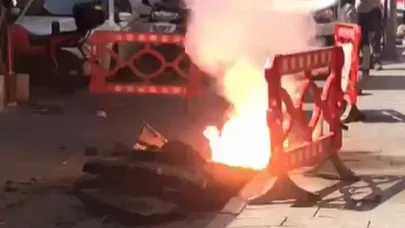 İstanbul'da yeraltı elektrik kablolarında patlama!