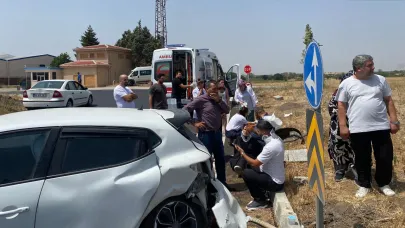 Tekirdağ'da trafik kazası: 2'si çocuk 6 yaralı