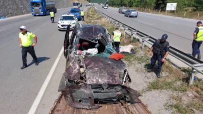 Samsun'da trafik kazası: 1 ölü 3 yaralı