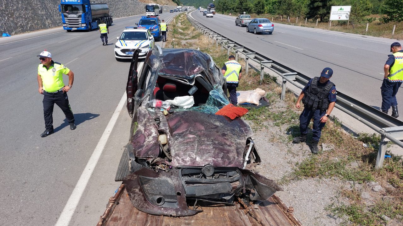Samsun'da trafik kazası: 1 ölü 3 yaralı