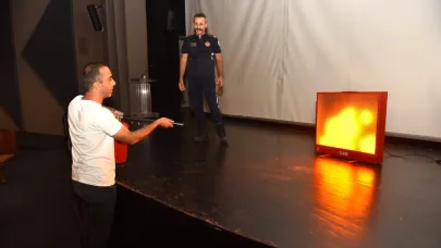 Yıldırım Belediyesi'nden belediye personeline yangın eğitimi
