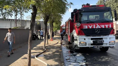 Fabrikada çıkan yangın söndürüldü