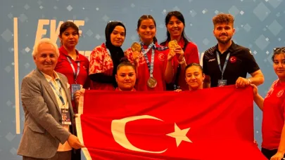 166 kilo kaldırarak Avrupa şampiyonu oldu