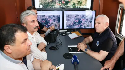 Başkan Bozbey'den yangınlar için hava desteği talebi!