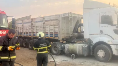 Mardin'de tırın yakıt deposu patladı: 7 yaralı