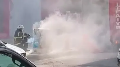 Adıyaman'da trafodan alevler yükseldi