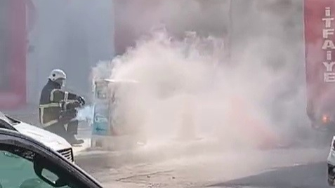 Adıyaman'da trafodan alevler yükseldi
