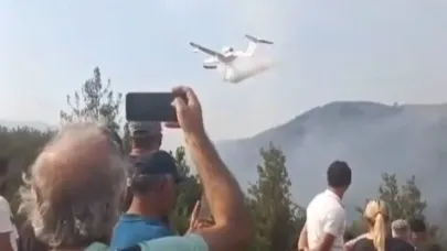 Bursa'daki yangınlara havadan 3.271 ton su