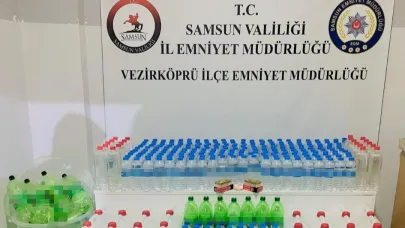 Samsun'da kaçak malzemeler ele geçirildi