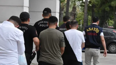 Mersin'de suç örgütüne operasyon: 18 gözaltı