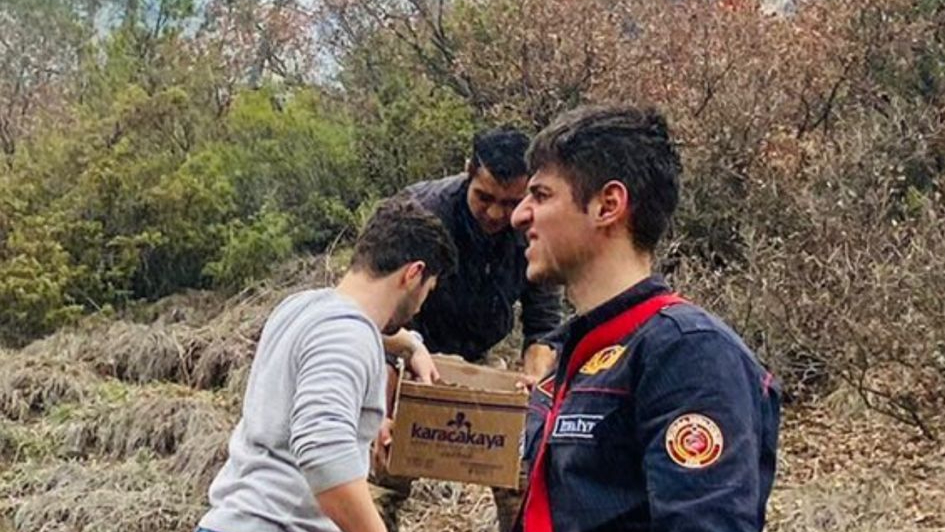 Yangın sürecinin sessiz kahramanı karacakaya su