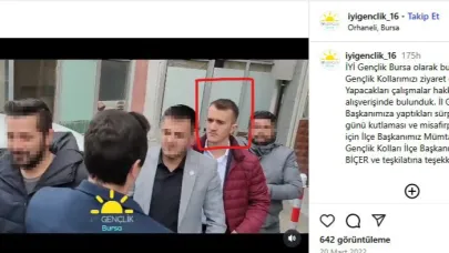 FETÖ'cü kundakçının İYİ Parti'deki görüntüleri ortaya çıktı
