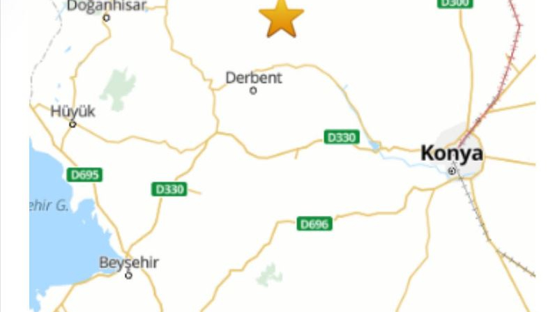 Konya Ilgın'da 4.3 büyüklüğünde deprem