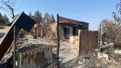 Karabük’te yangın sonrası hayat: Konteyner desteği