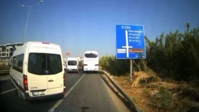 Sürücüler ambulansa geçit vermedi!