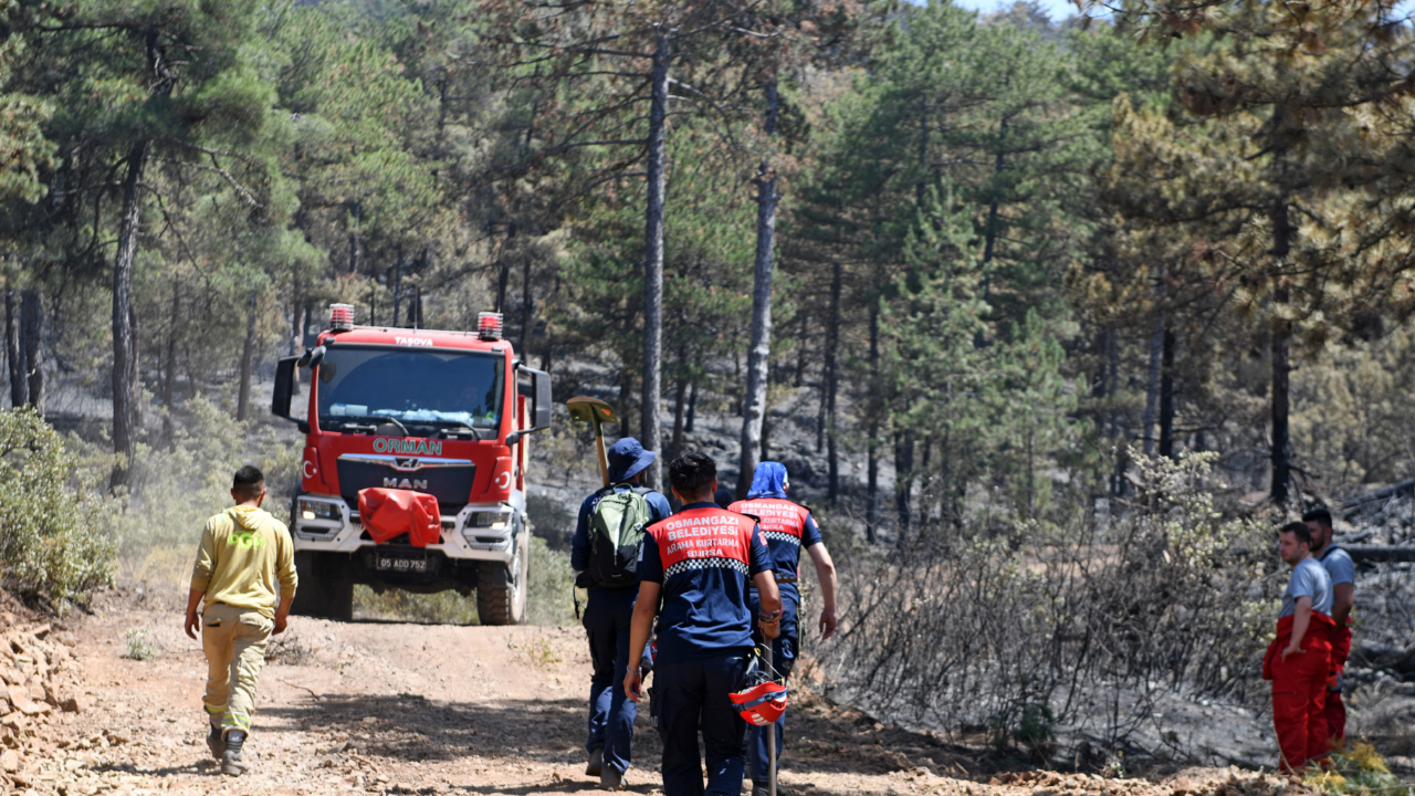 Osmangazi'den yangına teknolojik destek