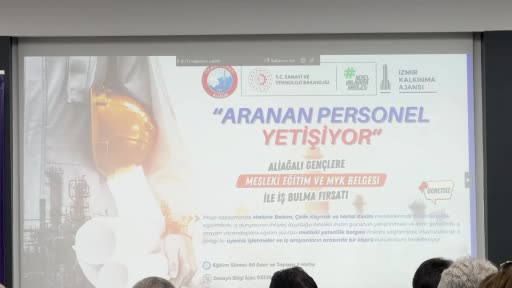 Aranan personeller İzmir'de yetişiyor