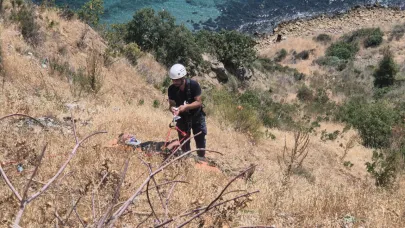 Kayıp genç uçurumun dibinde yaralı halde bulundu