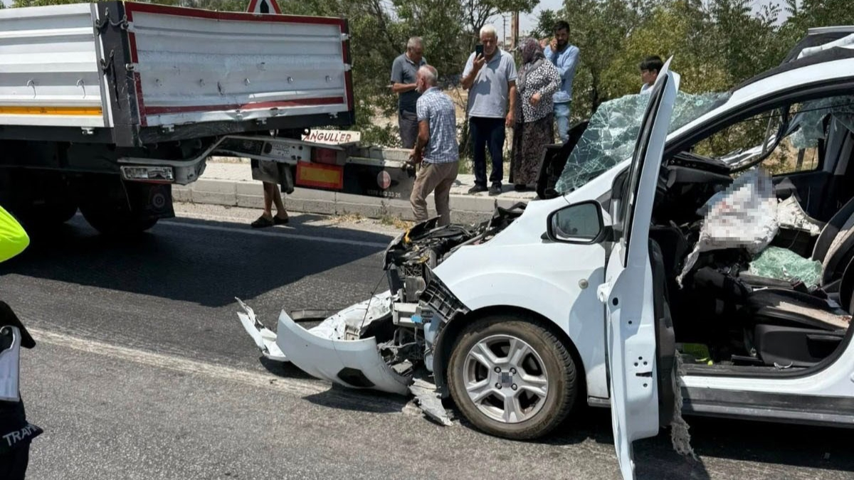 Konya'da kazadan mucize kurtuluş!
