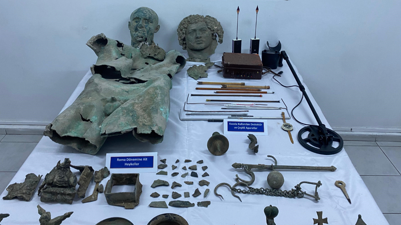 Bayburt'ta tarihi eser kaçakçılığı operasyonu