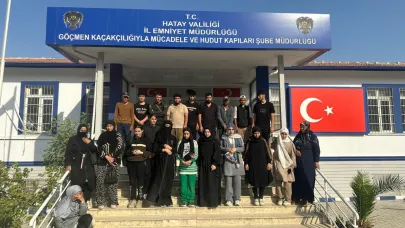 Hatay’da 24 düzensiz göçmen yakalandı