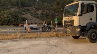 Harmancık'taki yangına müdahale eden Ali Yalçın o anları anlattı